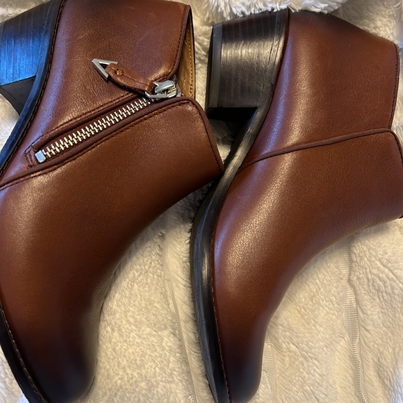 Vionic Jolene Ankle Boots Booties 6.5 brown Ombre comfort shoe - Picture 3 of 12